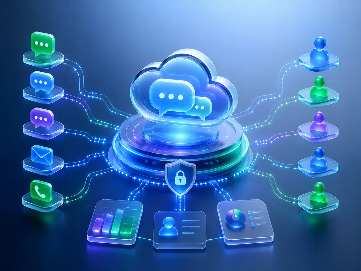 السنترال السحابي للشركات وربط CRM وإدارة المكالمات
